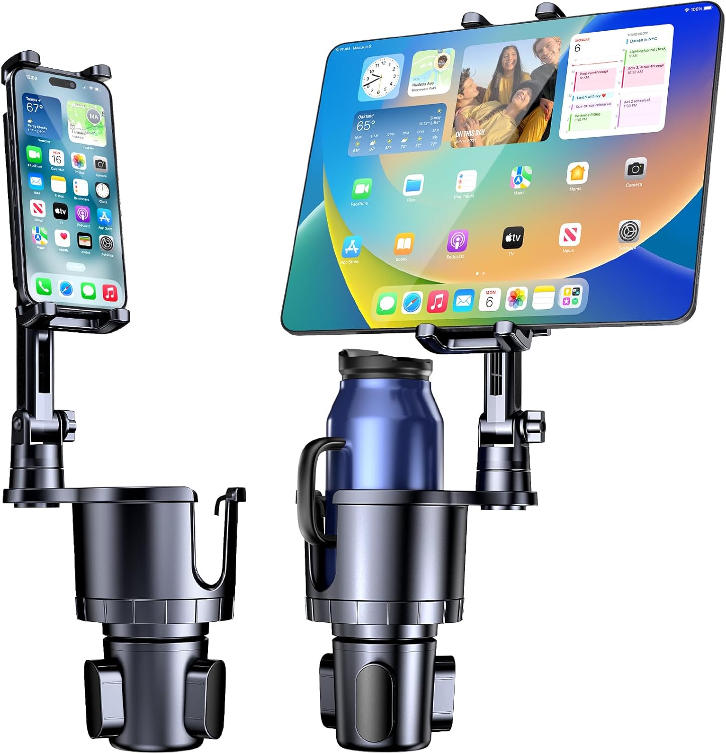 Tablet Ipad Accessories - Cup Holder Phone Tablet Mount, 2
