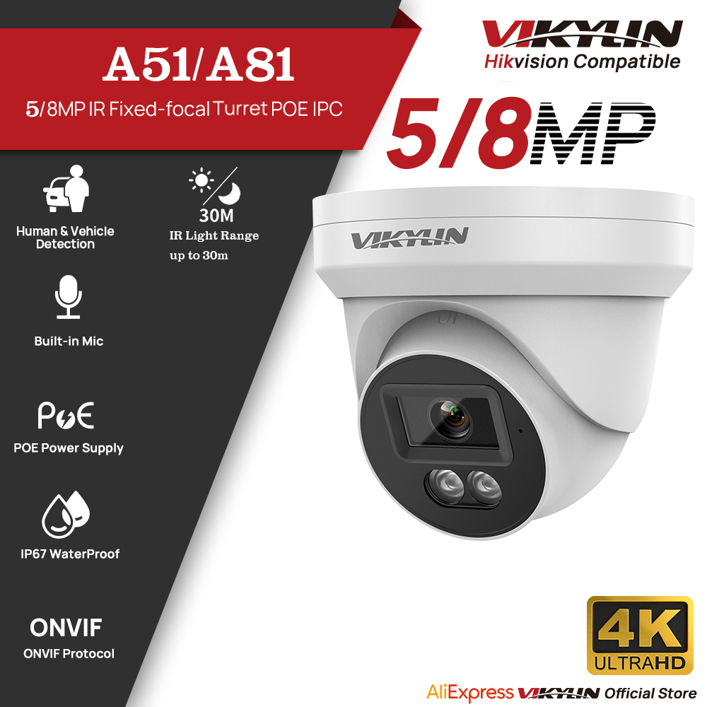 Windows Tablet Accessories - VIKYLIN 5/8MP HD IP Security Camera