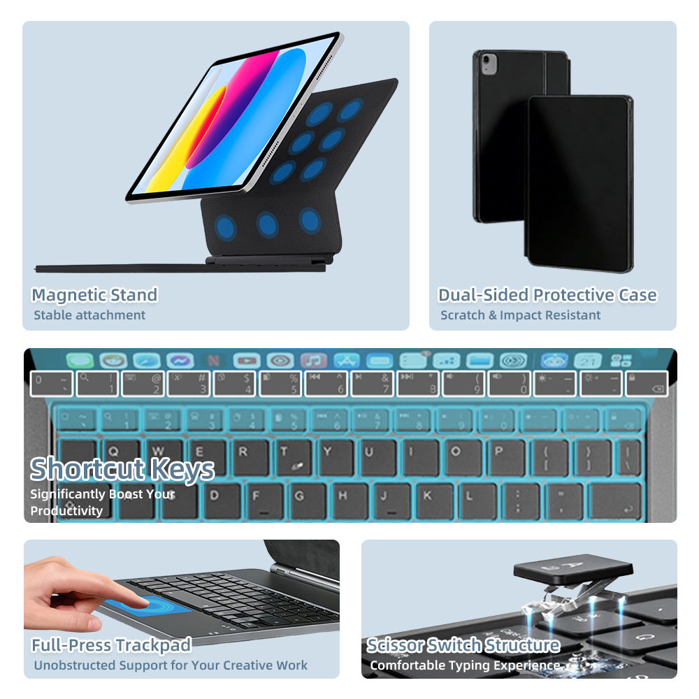 2026 Magic Keyboard with Bluet - Tablet Ipad Accessories 评论和价格