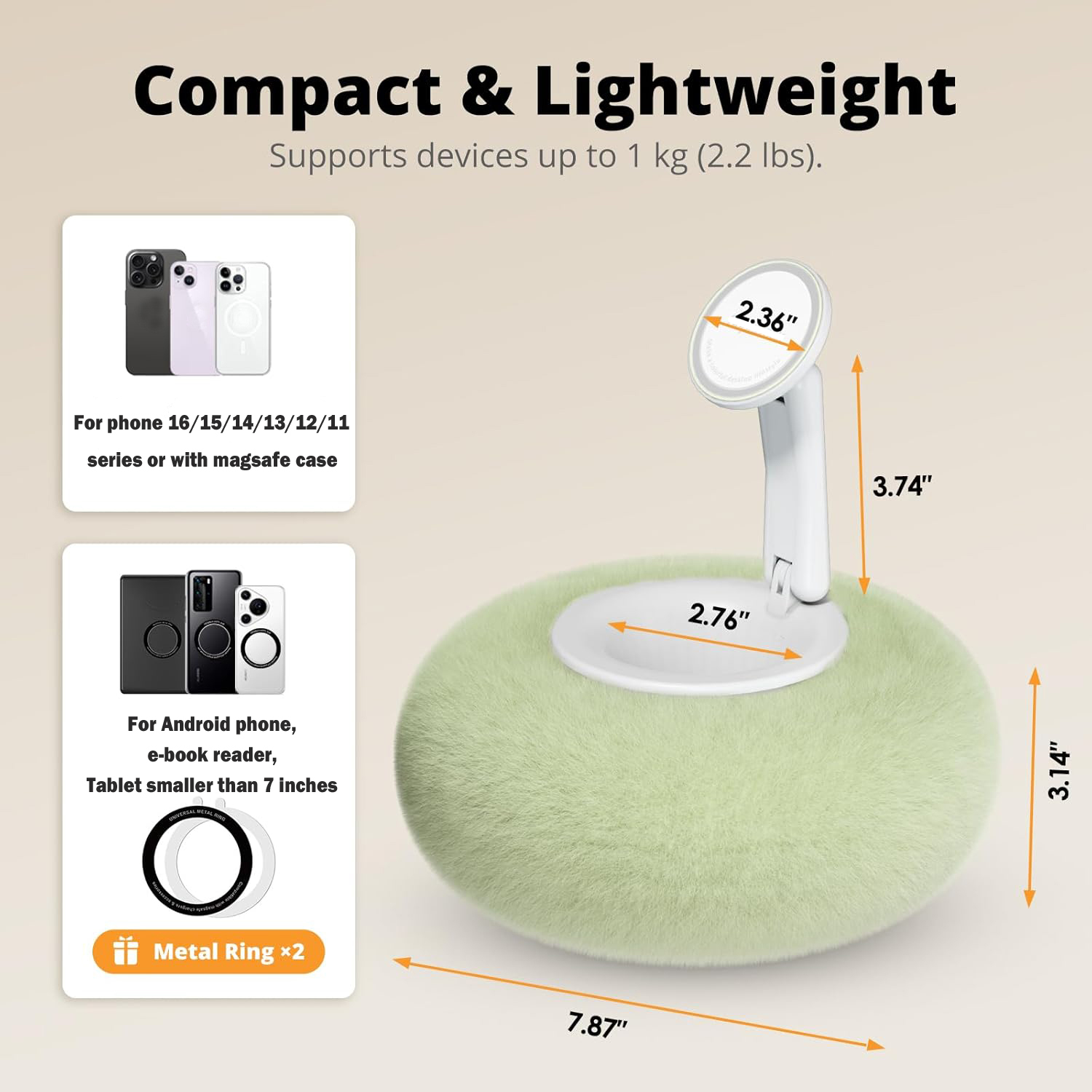 2025 Magnetic Pillow Stand For - Tablet Accessories For Reading 评论和价格