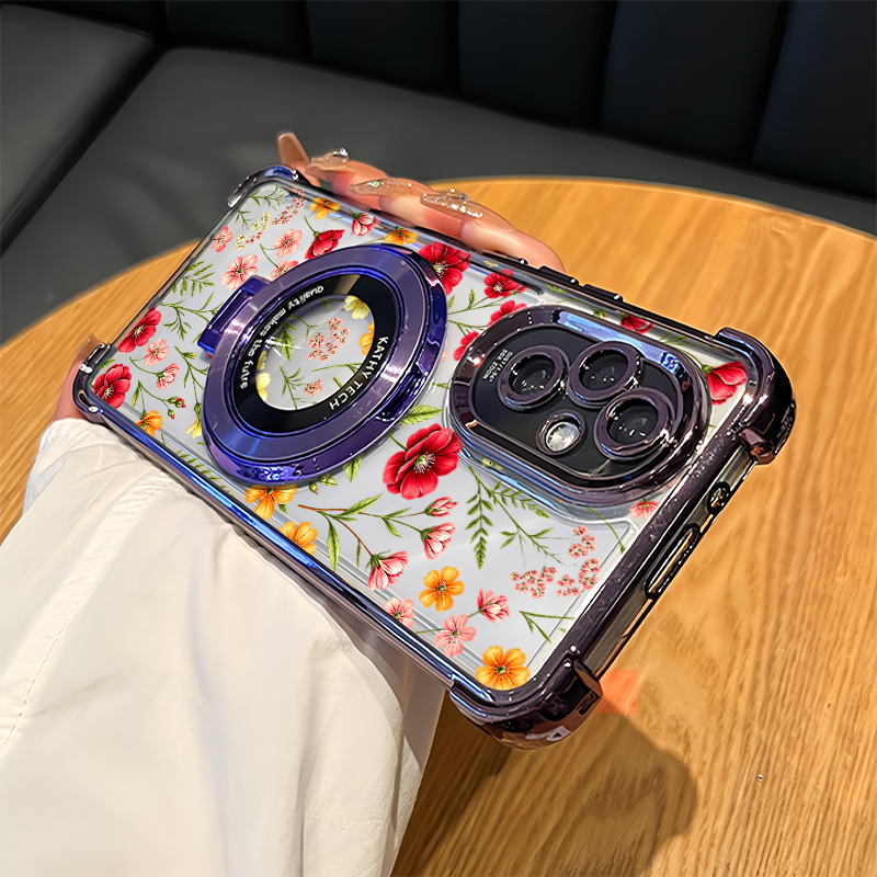 Flower Pattern Phone Case For  - Vivo V40 评论和价格