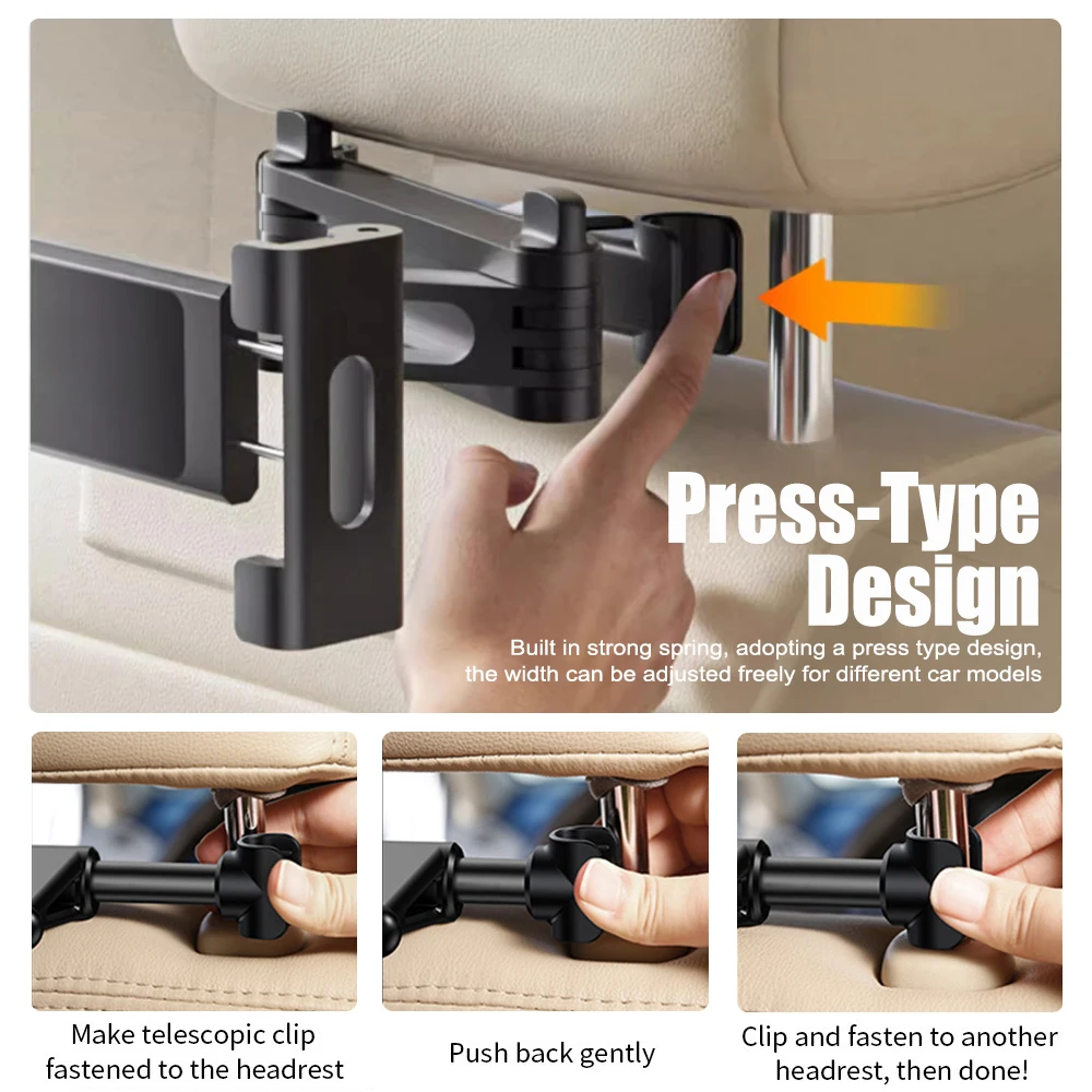Foldable Car Phone Holder Back - Tablet Car Mount 评论和价格