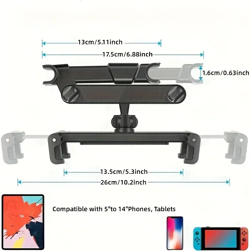 Foldable Car Phone Holder Back - Tablet Car Mount 评论和价格