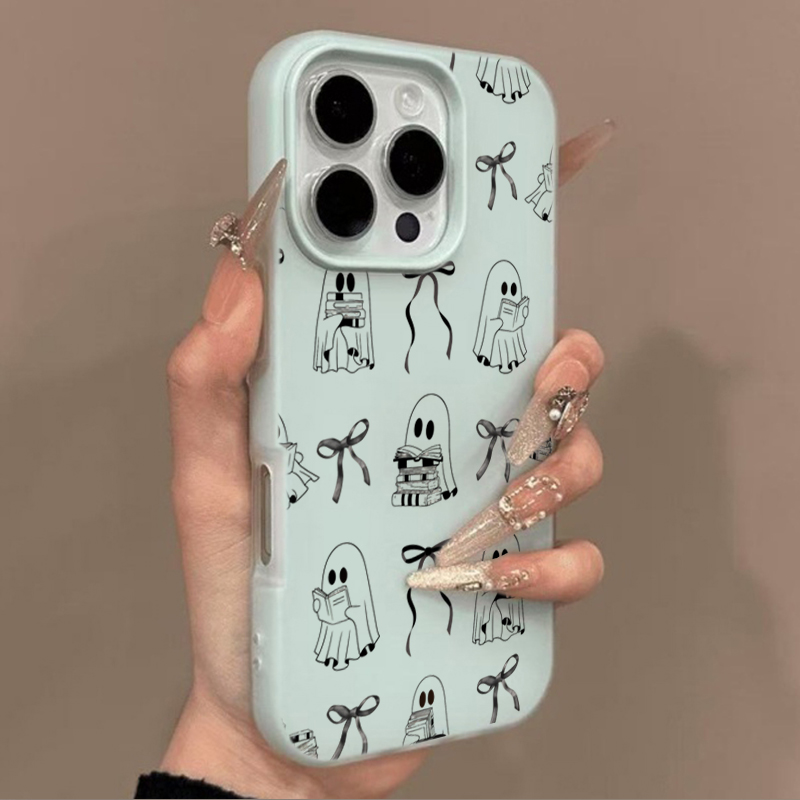 Cute Halloween Book Ghost Bow  - Apple Iphone 15 Pro Max 评论和价格