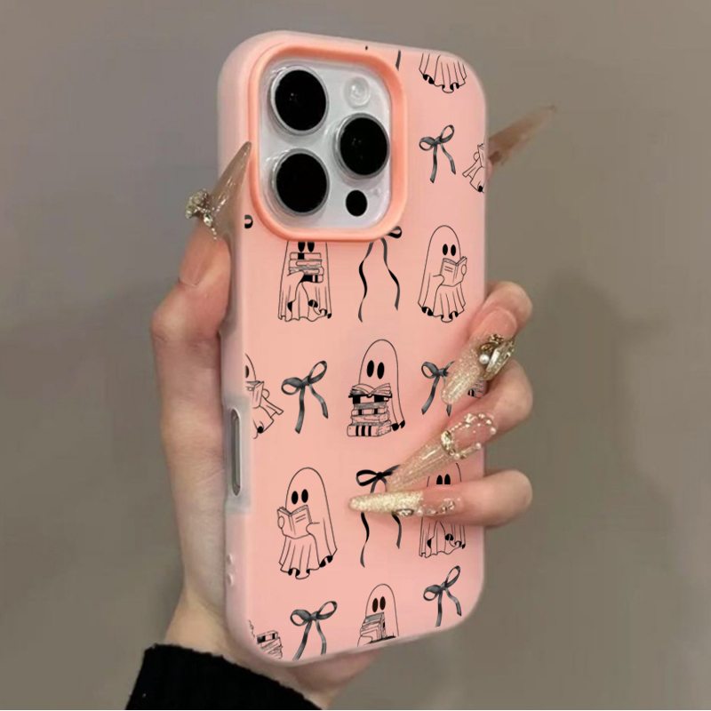 Cute Halloween Book Ghost Bow  - Apple Iphone 15 Pro Max 评论和价格