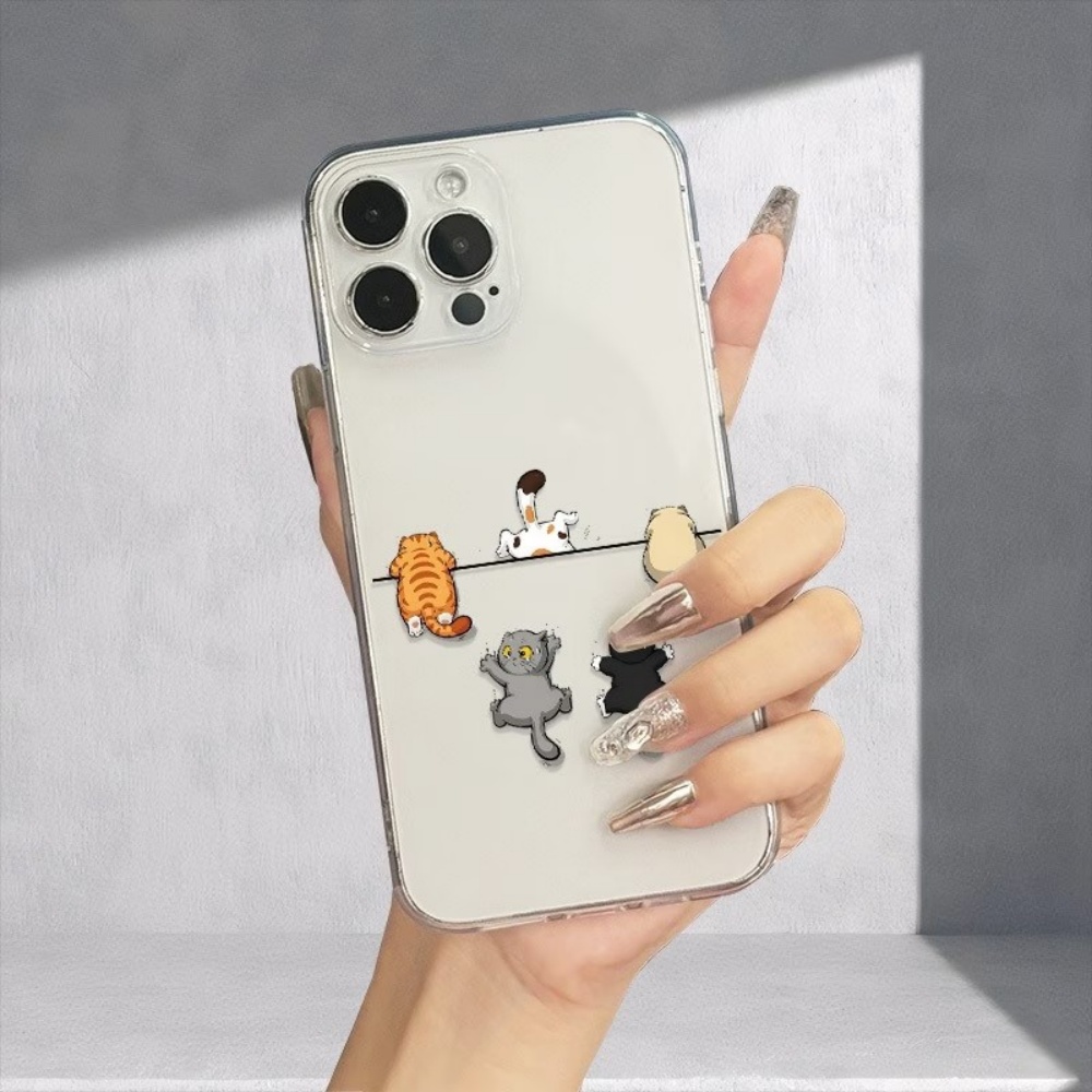 Five Cute Cat Pattern Phone Ca - Apple Iphone 15 Pro Max 评论和价格