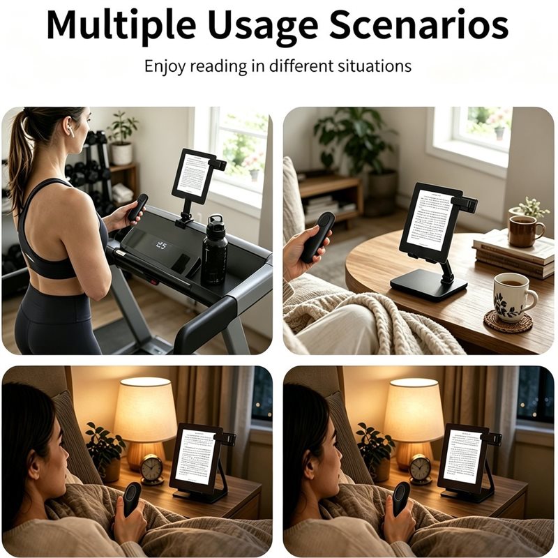DTB7 Clip-on Bluetooth Page Tu - Tablet Accessories For Reading 评论和价格